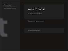 Tablet Screenshot of nexusist.com